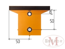 Мебельный Т-образный кондуктор для сверления 5 и 8мм отверстий.