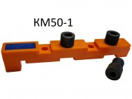 Кондуктор КМ50-1  со съёмными втулками (1 втулка 5мм, 1 втулка 7мм, 1 втулка 8мм)