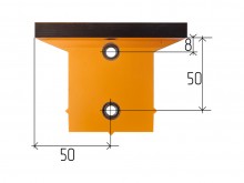 Мебельный Т-образный кондуктор для сверления 5 и 7мм отверстий.