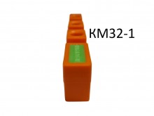 Кондуктор КМ32-1  со съёмными втулками (1 втулка 5мм, 1 втулка 7мм, 1 втулка 8мм)
